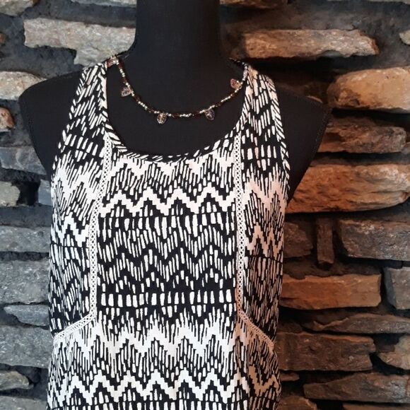 NWOT Lorimer NYC black and white sundress sz small - Picture 6 of 10